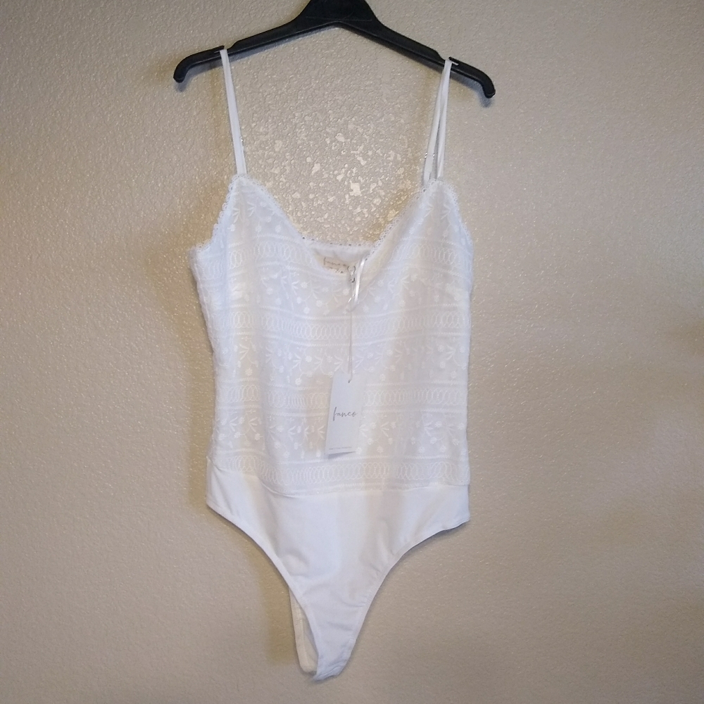 NEW Blue Layne Bodysuit M